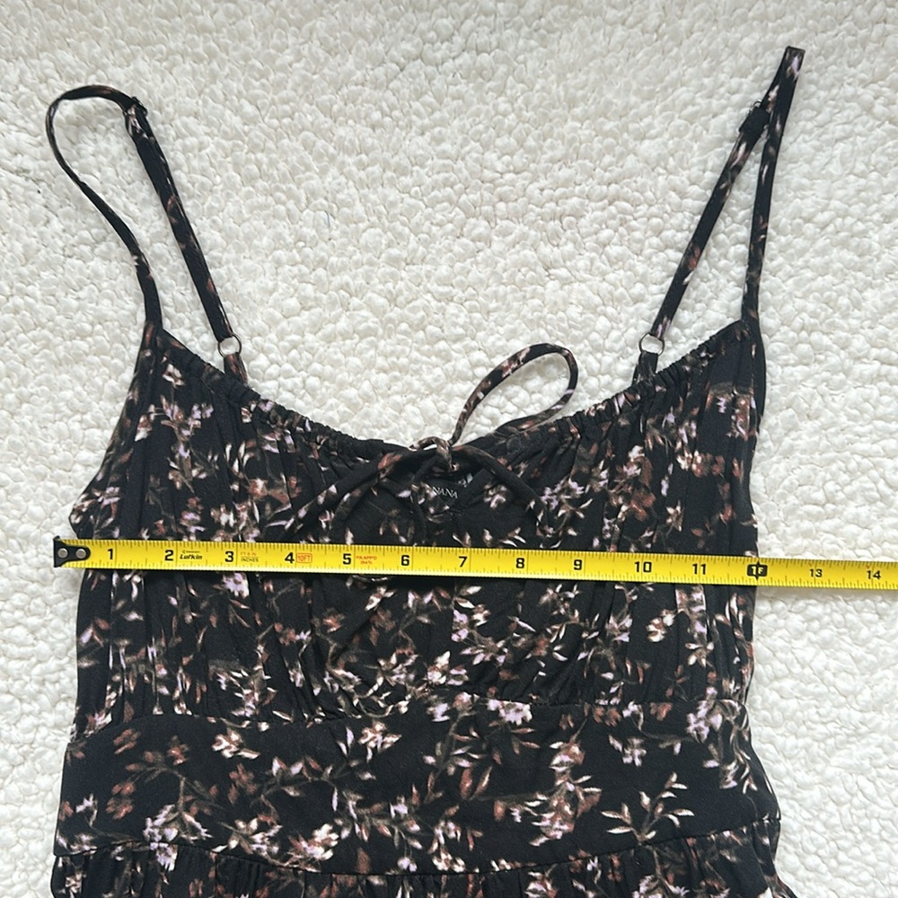 Banana Republic Floral Spaghetti Strap Dress Sundress Size S - Picture 5 of 9